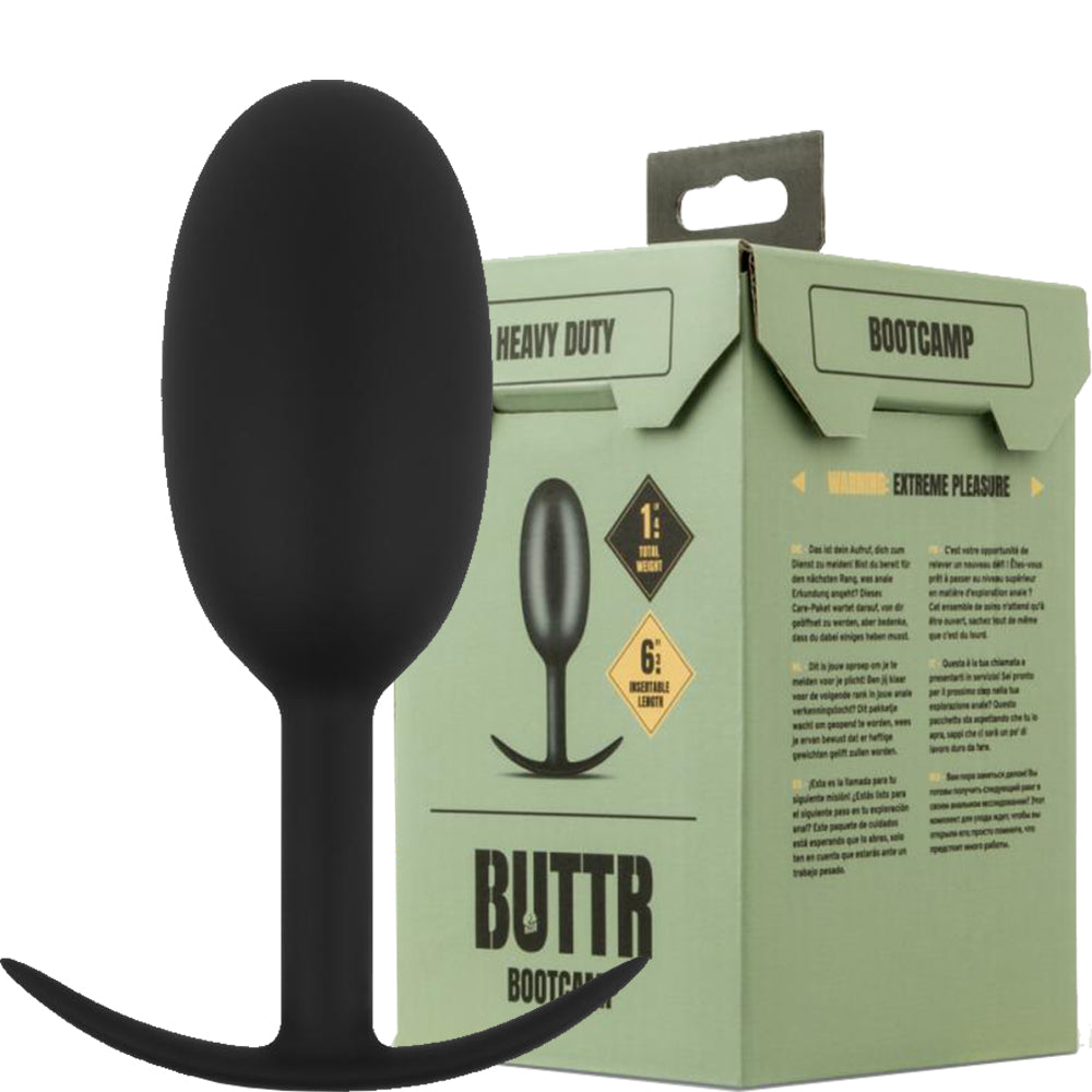 BUTTR Heavy Duty Weighted Butt Plug Unisex Anal Sex Toy – mojozau