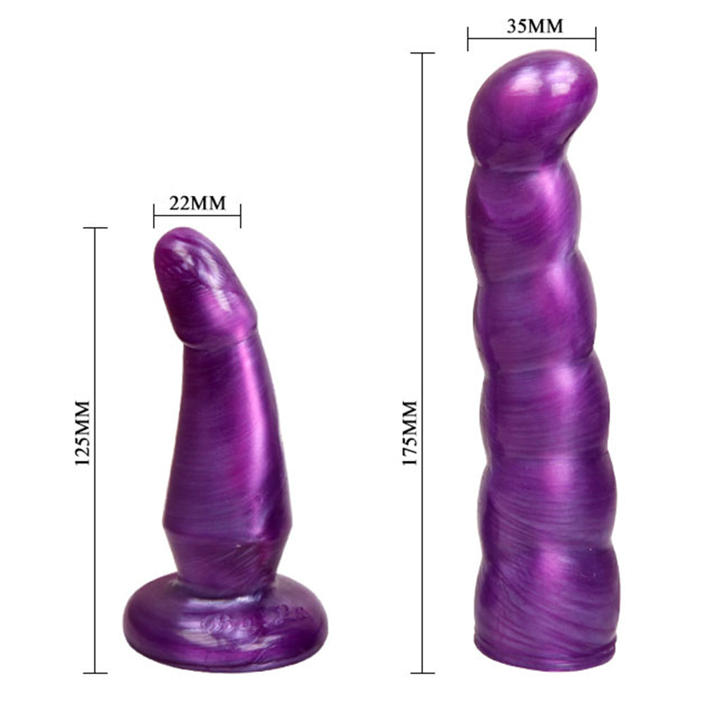 Double Dildo Strap On Harness Lesbian Pegging Couples Wearable Dong Sex Toy