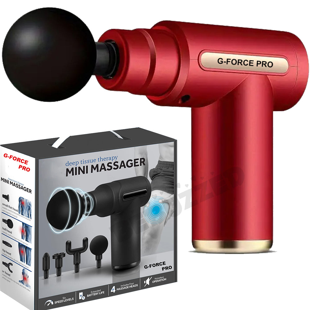G-Force Powerful Massage Gun Massager Vibration Muscle Percussion Tissue Relief