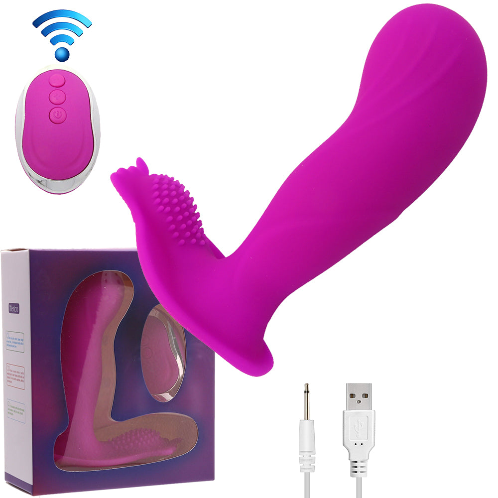 Remote Control Vibrator Wearable Dildo Clit Vibrating Panties USB Female Sex Toy