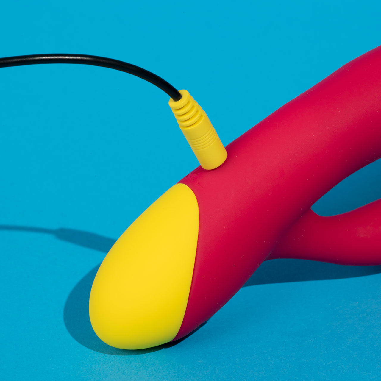Romp Jazz Ribbed G Spot Rabbit Vibrator USB Rechargeable