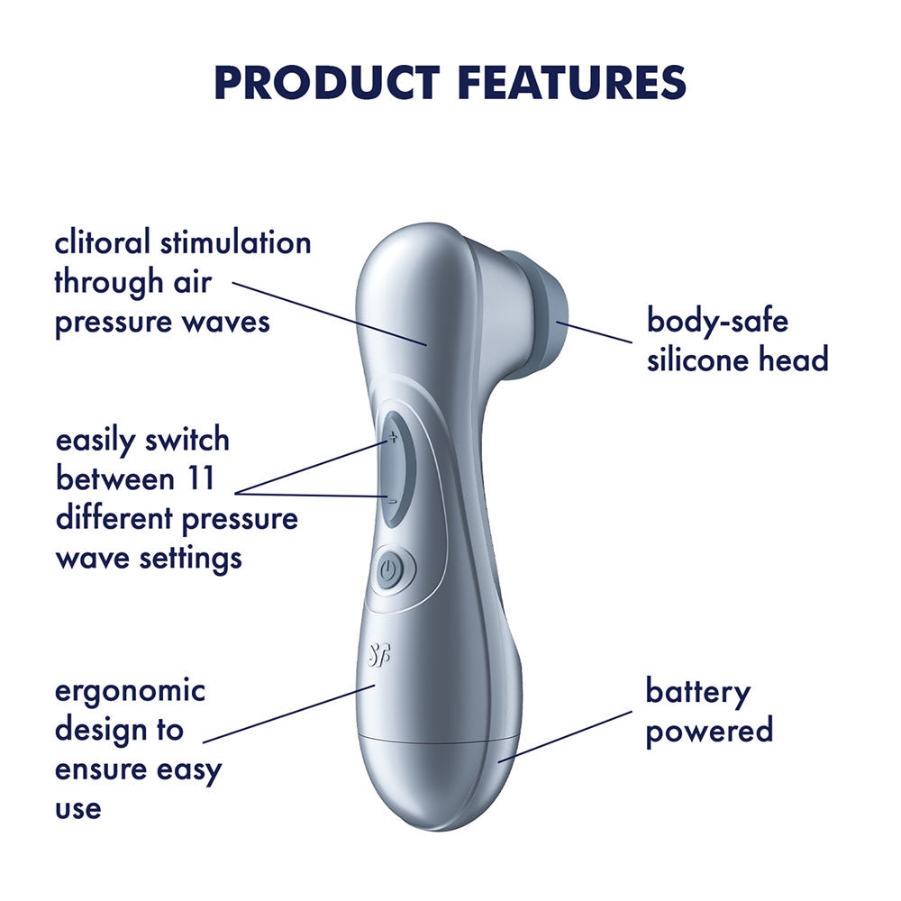 Satisfyer Pro 2 Gen 2 Touch-Free Clitoral Stimulator Blue
