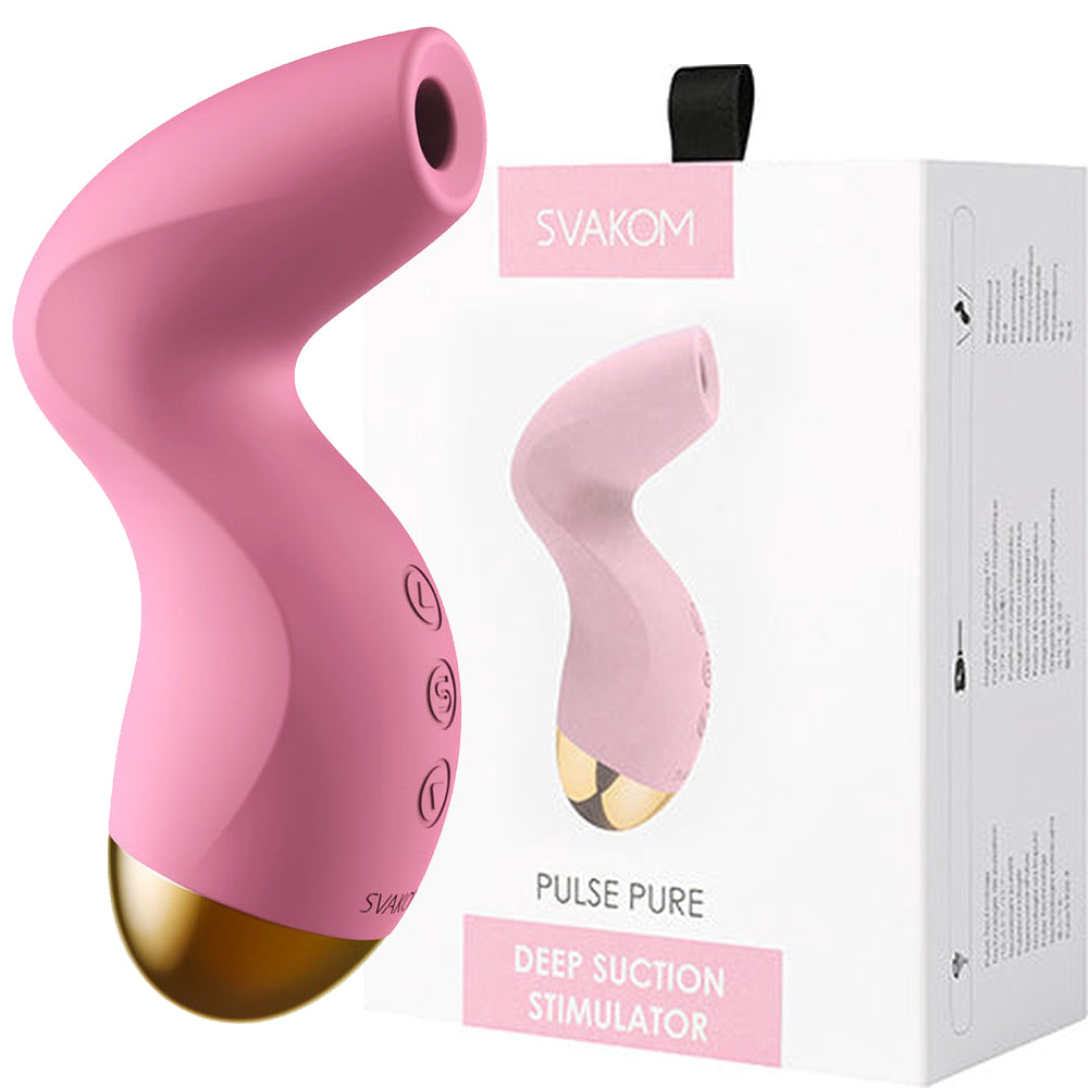 Svakom Pulse Pure Clitoral Stimulator Rechargeable Female Sex Toy Pink