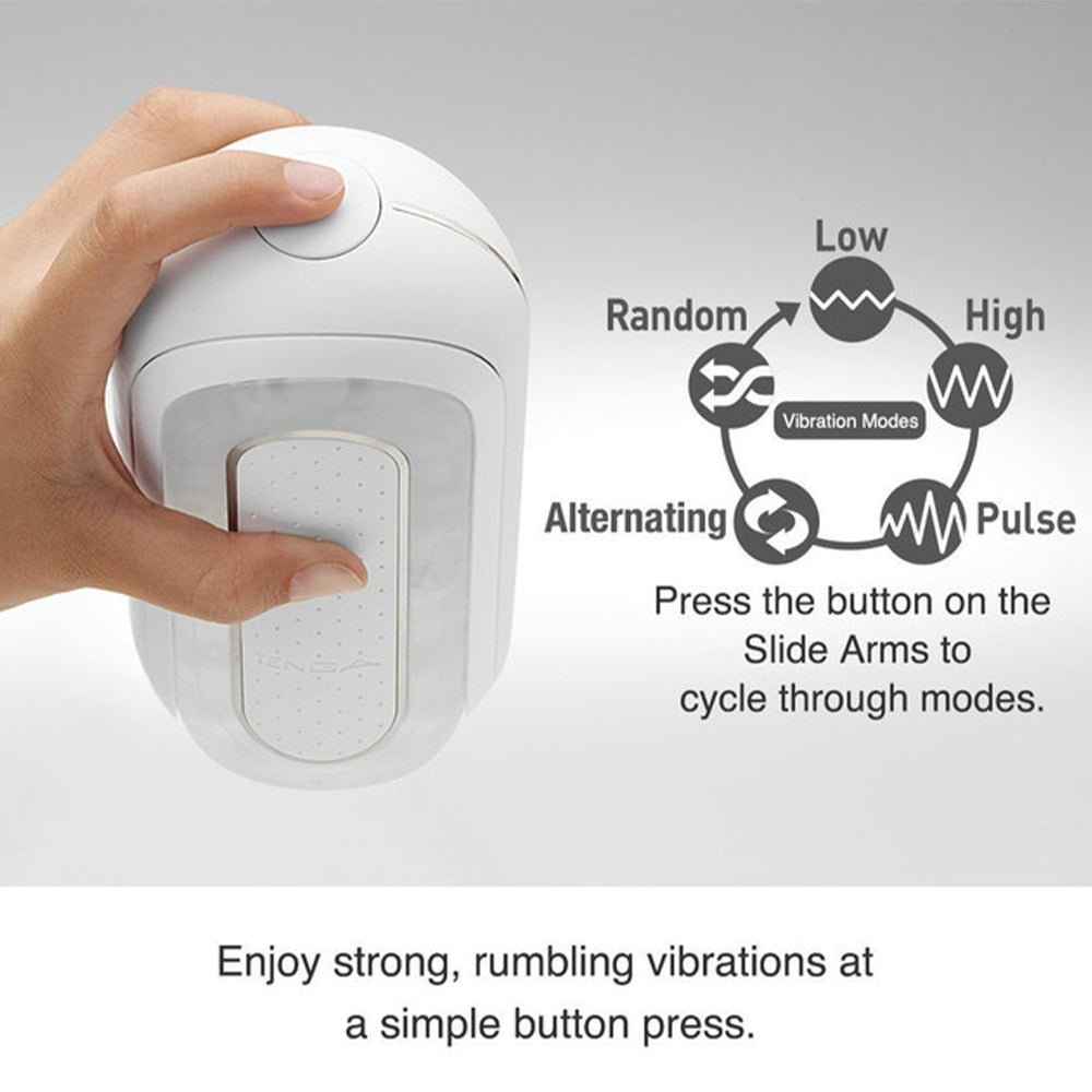 Tenga Flip 0 Zero Electronic Vibration Male Masturbator 3D USB White Sex Toy