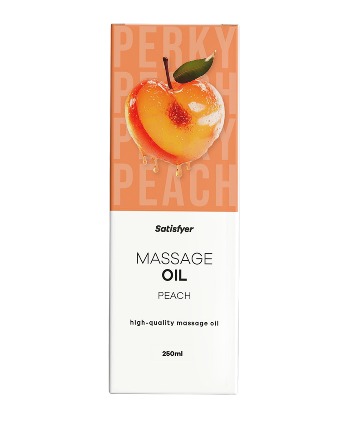 Satisfyer Massage Oil, 250ml Peach