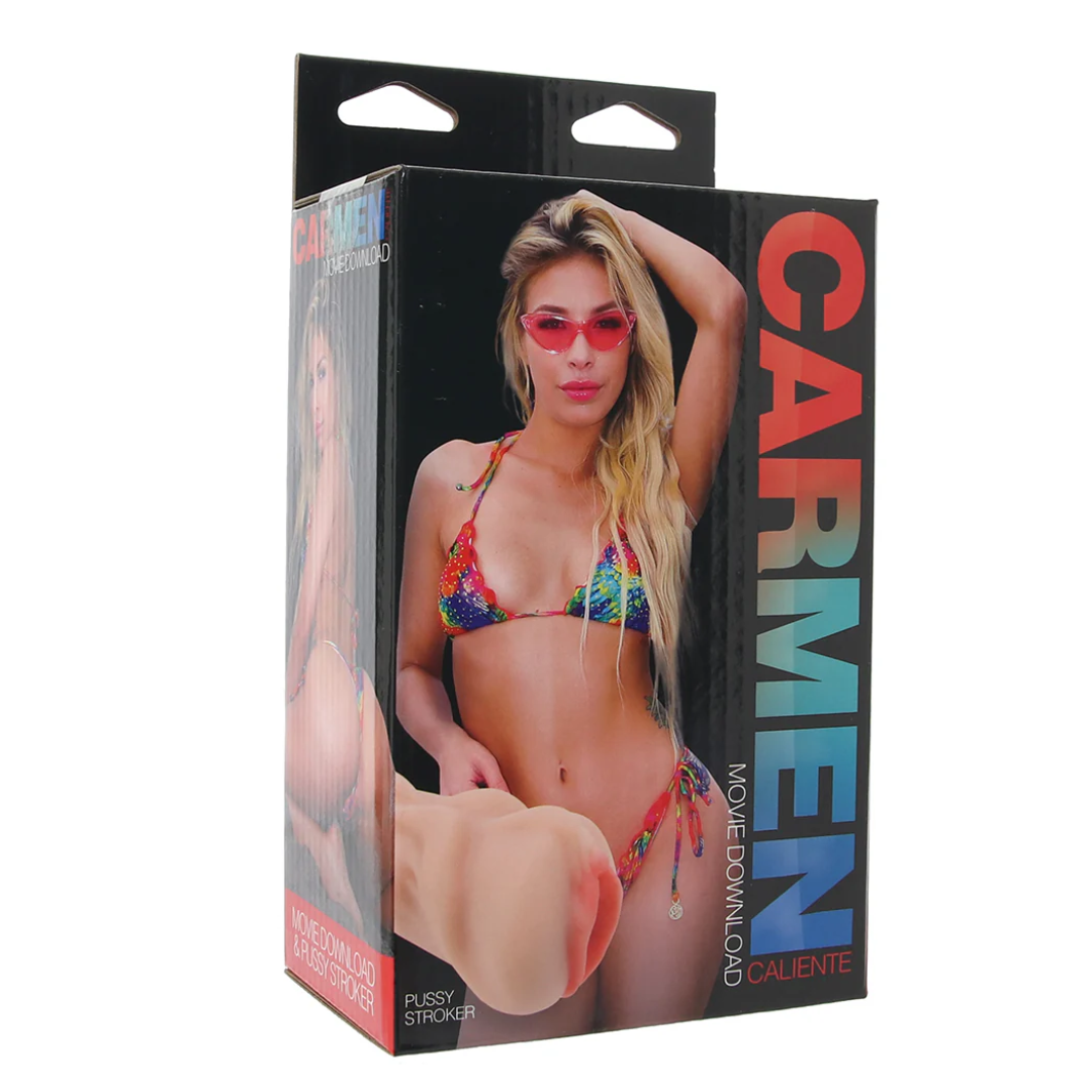 PORNSTAR FUCKABLE CARMEN CALIENTE PUSSY STROKER