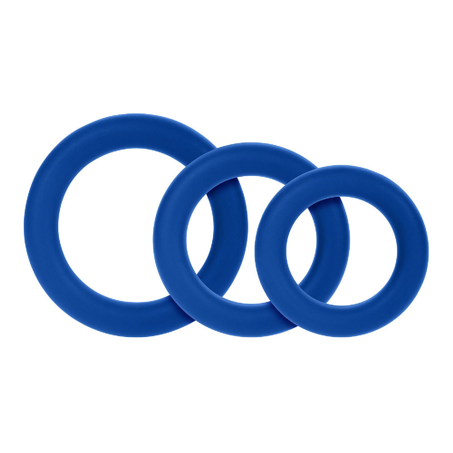 F-61: 3 PIECE C-RING SET 100% SILICONE (1.2'', 1.8", 1.57") BLACK