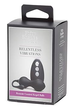 Fifty Shades of Grey Relentless Vibrations Remote Control Kegel Balls ...