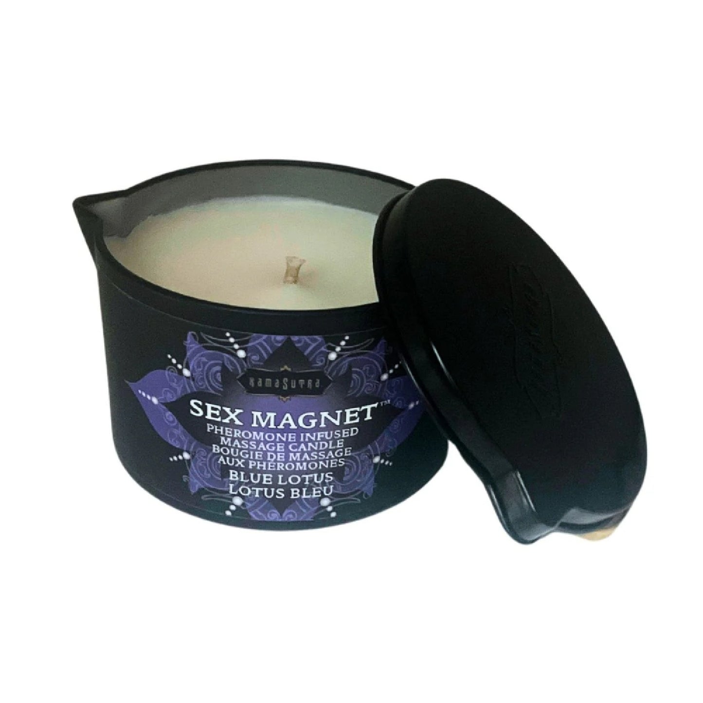 Sex Magnet Massage Candle Blue Lotus 170g