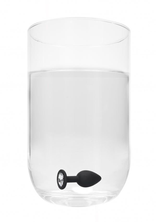 Silicone Butt Plug with Removable Jewel