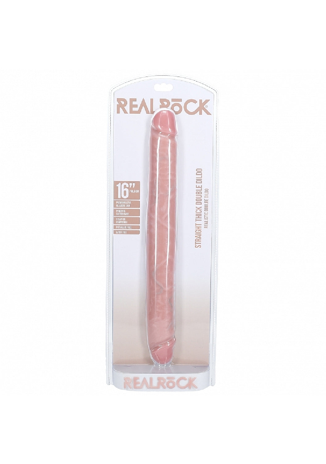 RealRock- Thick Double Ended Dong 16" Inches
