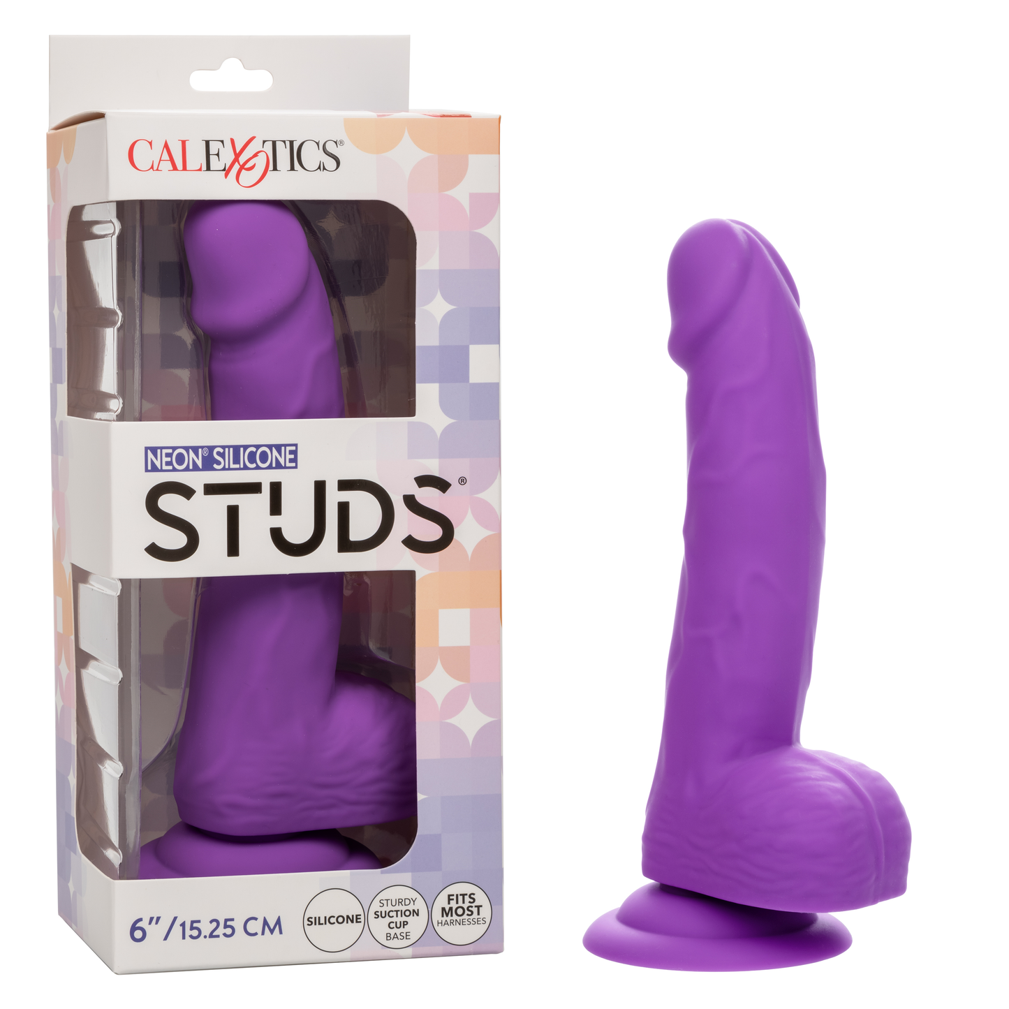Neon® Silicone Studs® 6"/15.25 cm - Purple