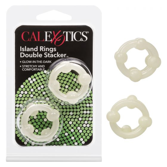 Island Rings Double Stacker Glow