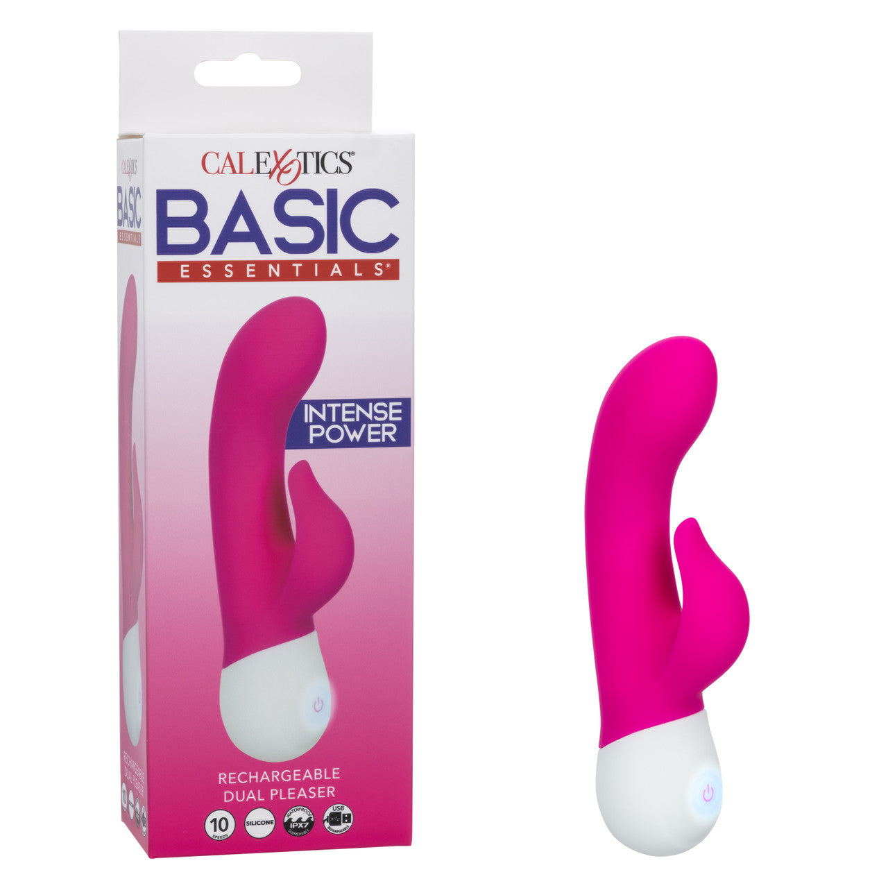 Basic Essentials® Rechargeable Dual Pleaser