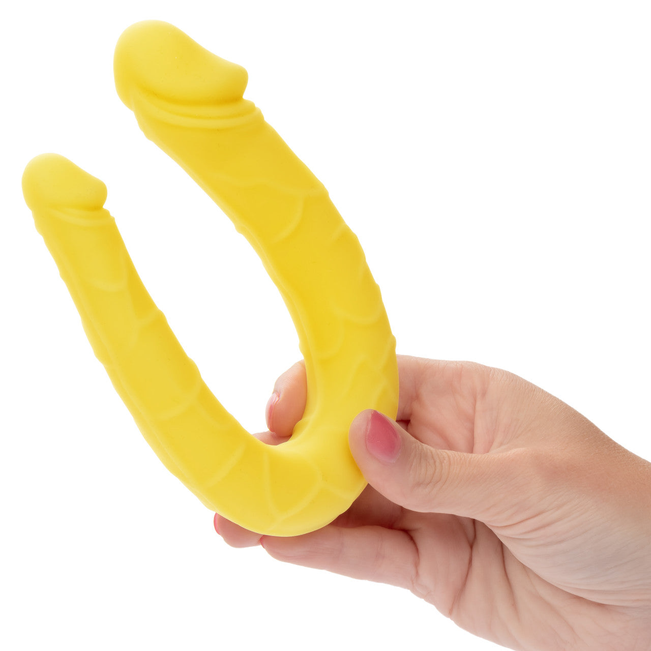 CalExotics Boundless AC/DC Dong 34cm Silicone Double Ended Dildo Yellow