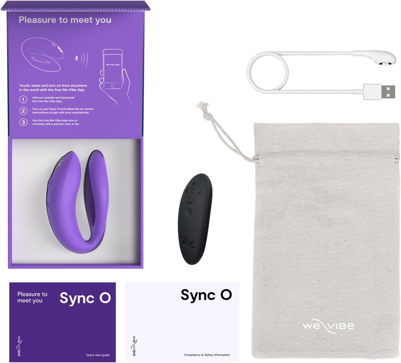 We-Vibe Sync O Adjustable Couples Vibrator APP & Remote Control