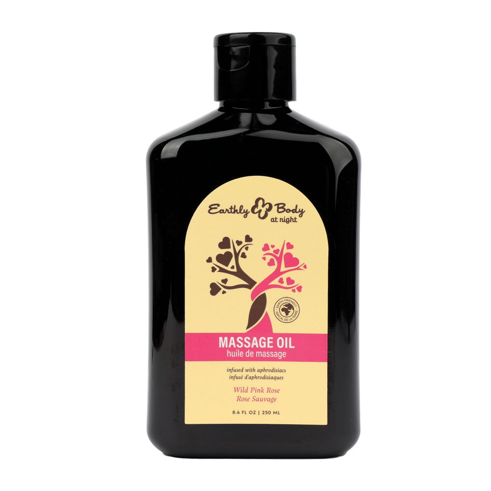 EB Hemp Seed Massage Oil WILD PINK ROSE - 250 ml