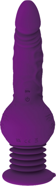 3-in-1 Road Runner Thrusting Rotating Powerful Vibrator Anal Dildo USB Sex Toy