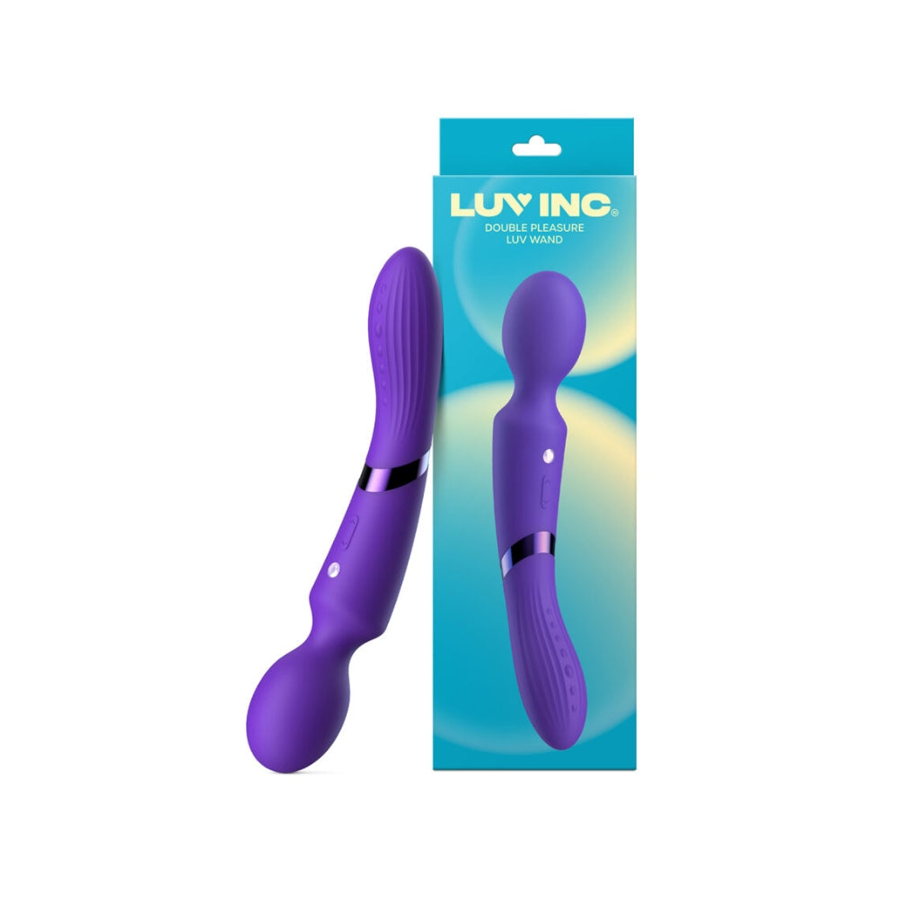 De39: Double-Ended Luv Wand - Dark Purple