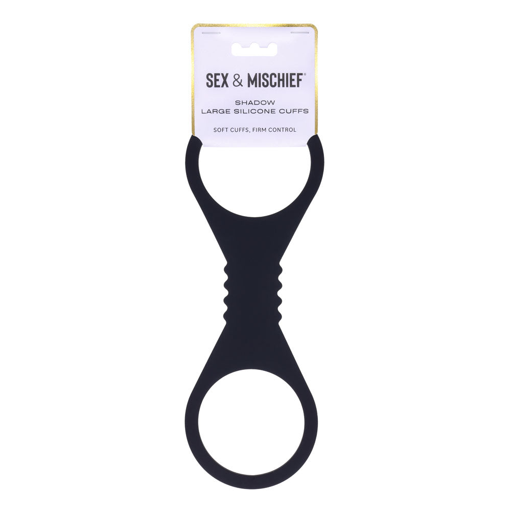 Sex & Mischief Shadow Large Silicone Cuffs