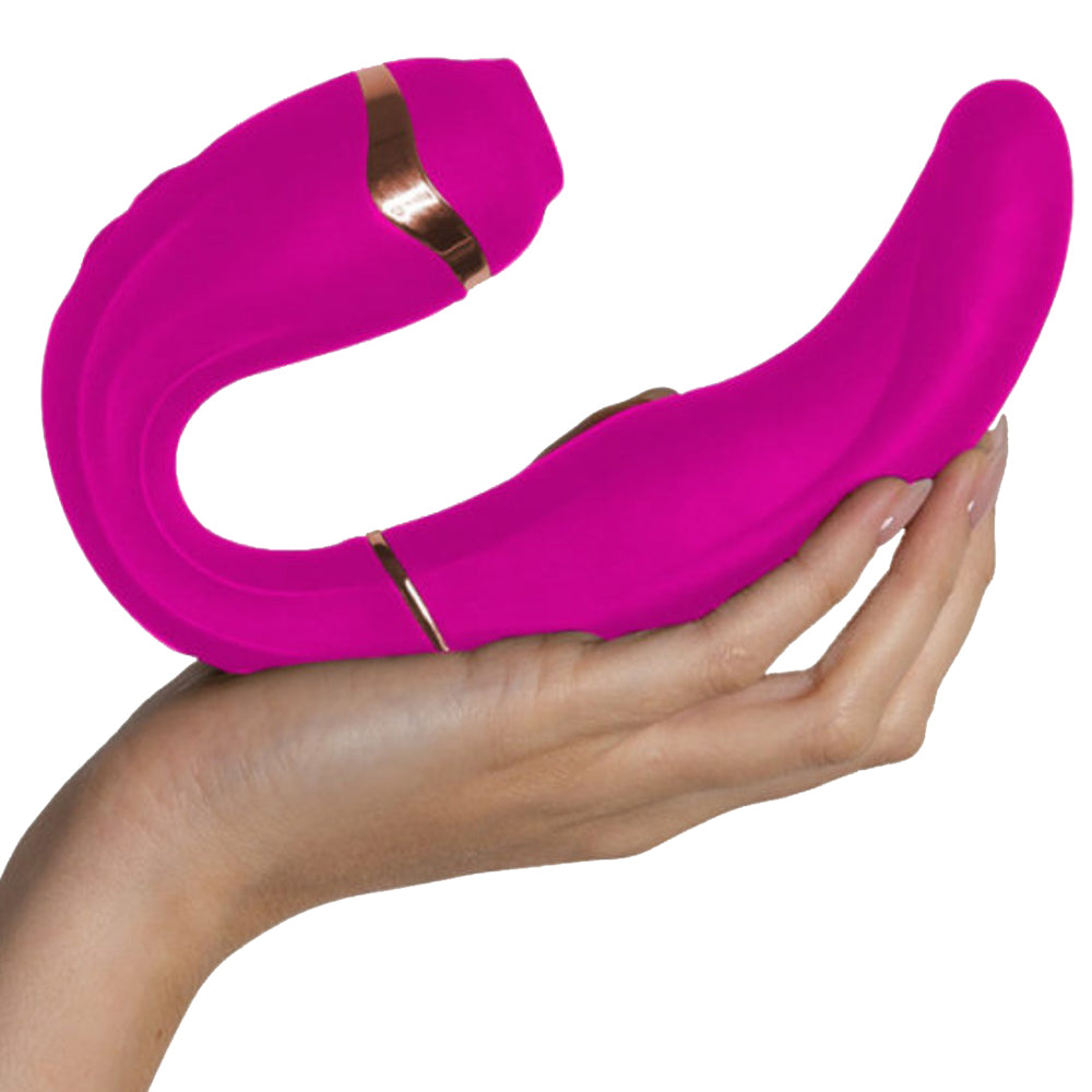 Adrien Lastic MY-G Double Ended Clitoral Sucker + Vibrator Dildo Sex Stimulator