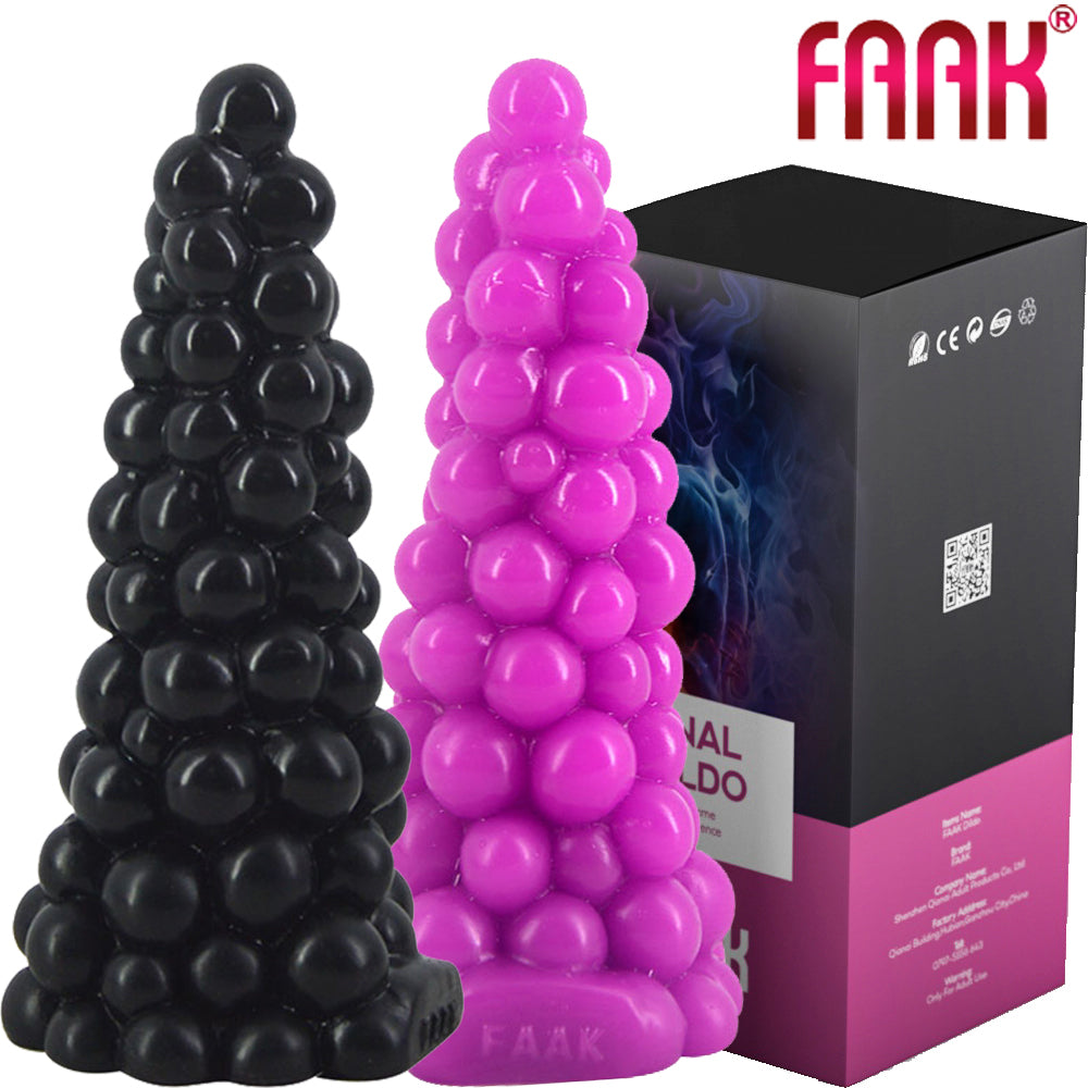 FAAK 20 Grapes 6.2" Anal Plug Beaded Textured Butt Dildo Beads Fat Adu mojozau FAAK 20 Grapes 6.2" Anal Plug Beaded Textured Butt Dildo Beads Fat Adu mojozau