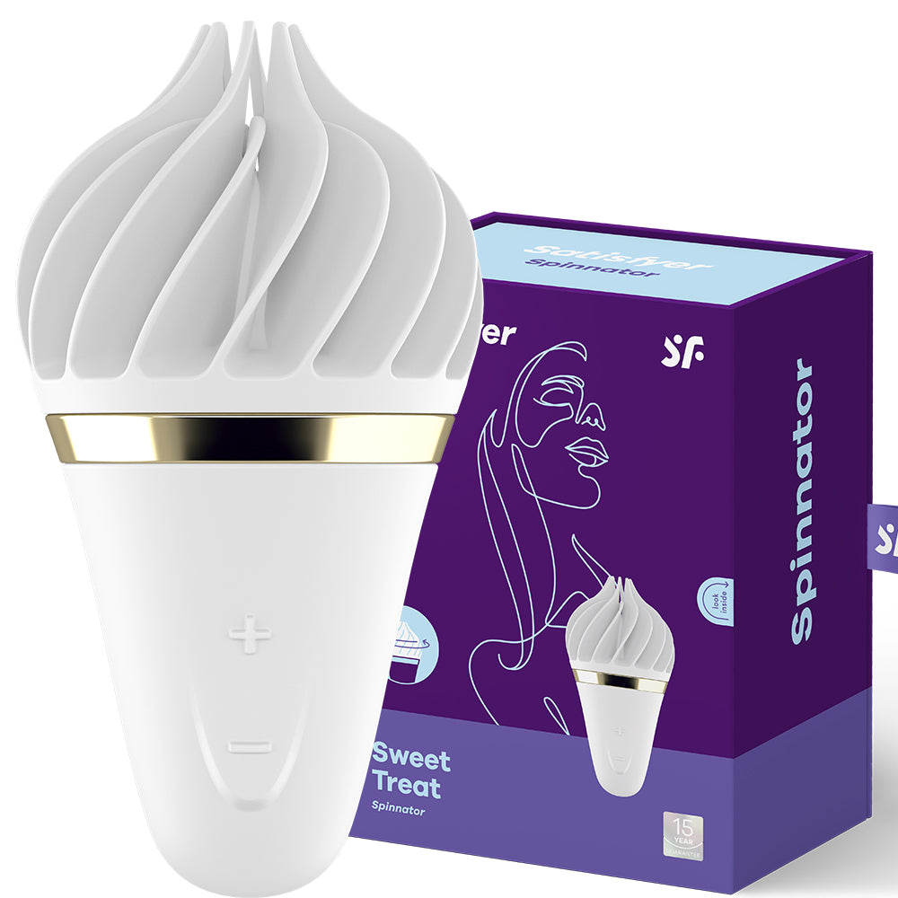 Satisfyer Sweet Treat ROTATING Vibrator POWERFUL USB Clitoral Stimulator Sex Toy