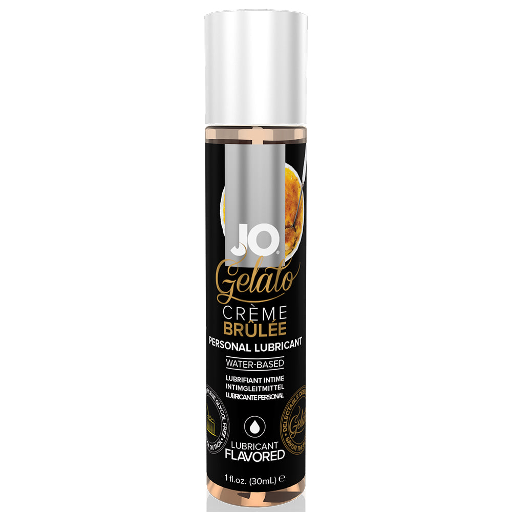 JO Gelato CREME BRULEE H2O Personal Lubricant Oral Sex Flavoured Lube 30ml