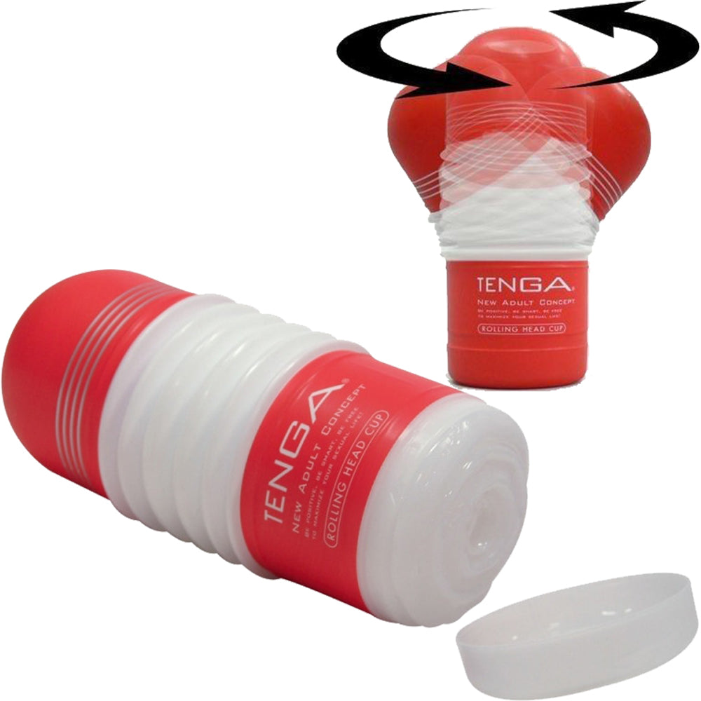 TENGA Rolling Head Male Masturbator Stroker Pocket Pussy Men Sex Toy