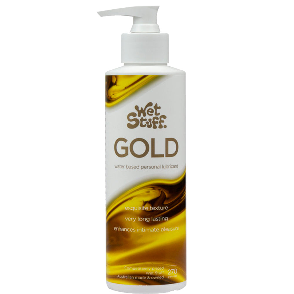 Wet Stuff Gold 270g Pump Water-Based Lubricant