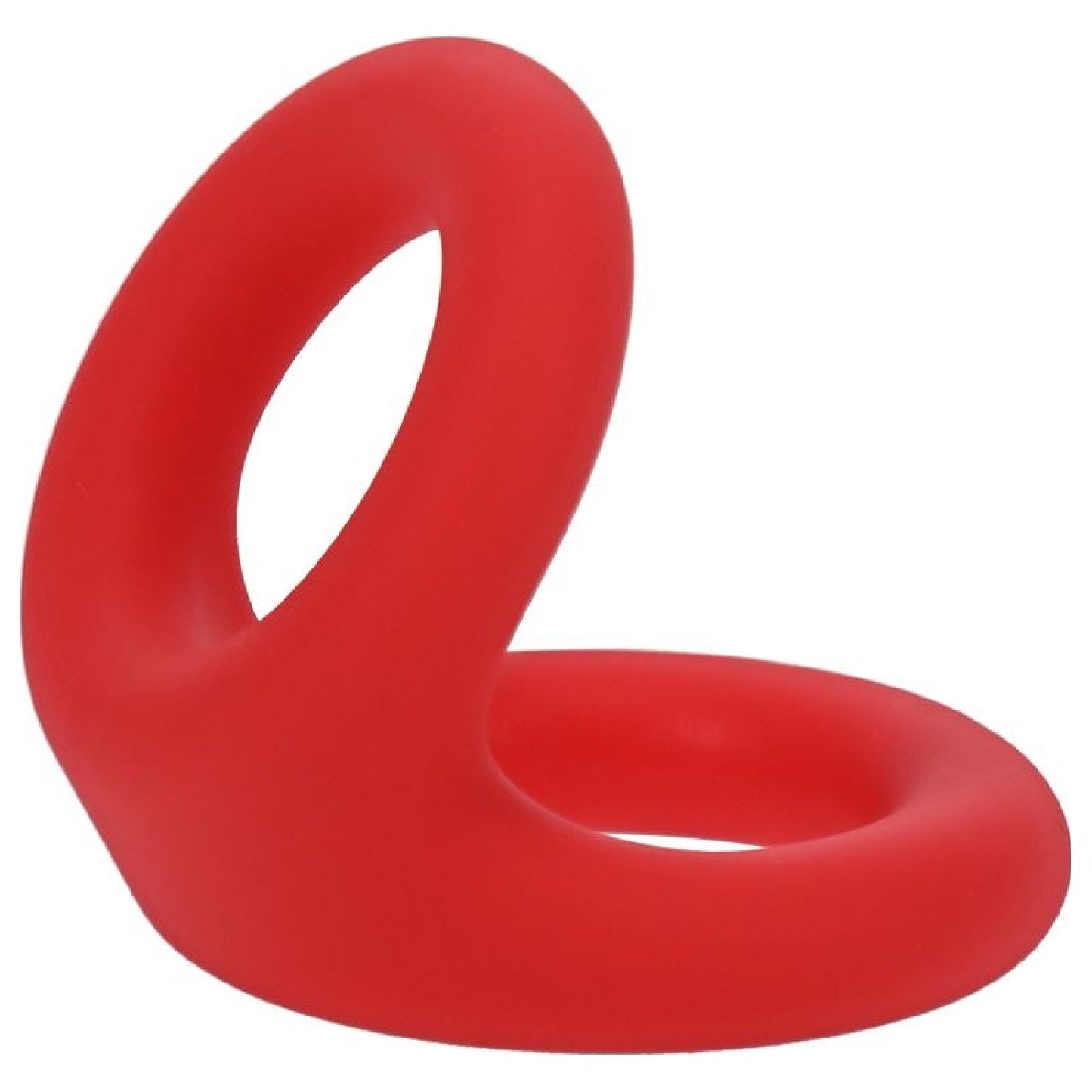 Uplift Silicone Cock Ring Crimson Red