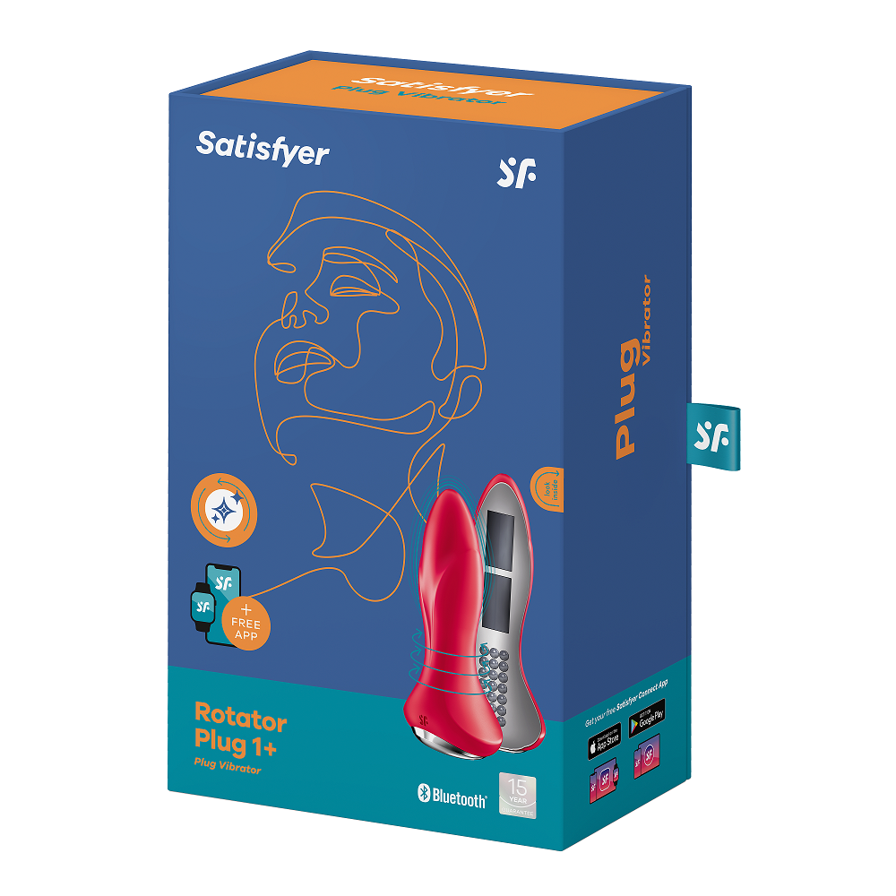 Satisfyer Rotator Plug 1+ red