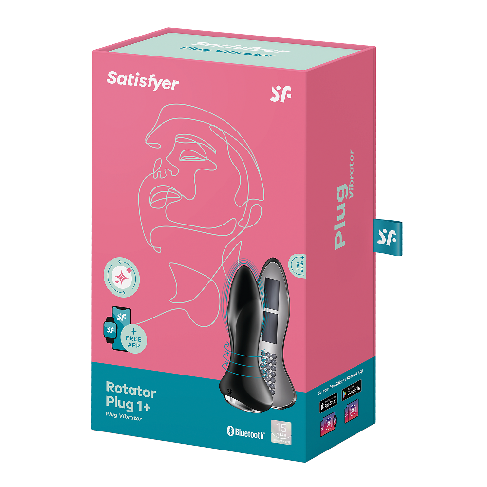 Satisfyer Rotator Plug 1+ black