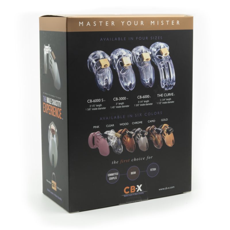 CB-X Cockcage CB-6000S Male Penis Chastity Kit Cage Clear