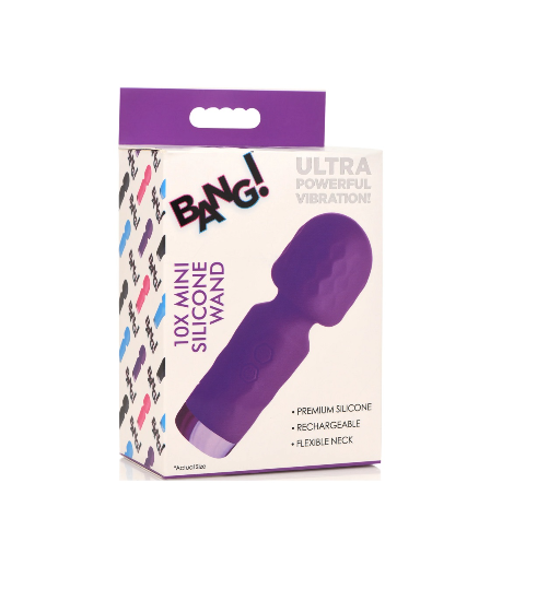 BANG! 10X Mini Silicone Wand - Purple