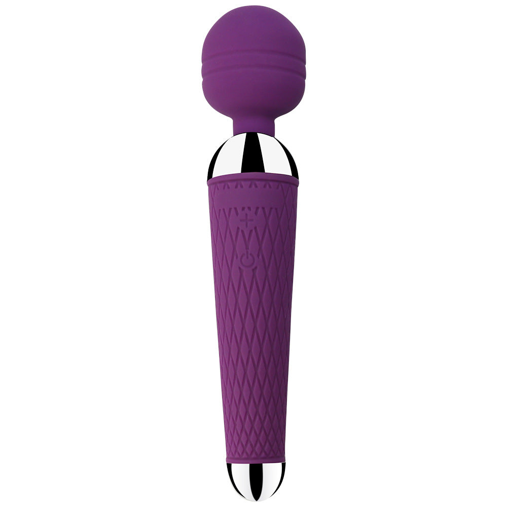BeBuZZed Wafer Wand USB Rechargeable Vibrator Dark Purple