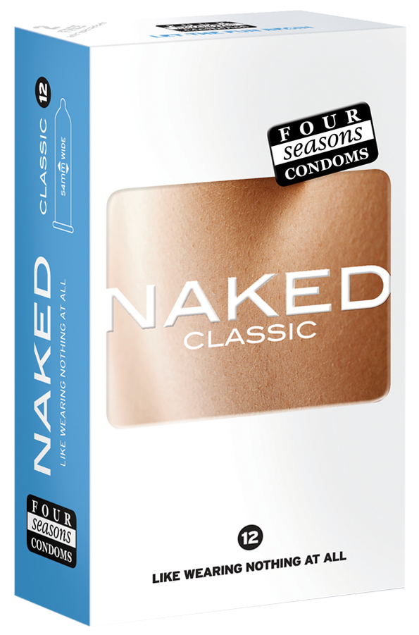 Condom Ultra Thin 12pk Naked Classic 54mm - (Sold In Packs Of 6)