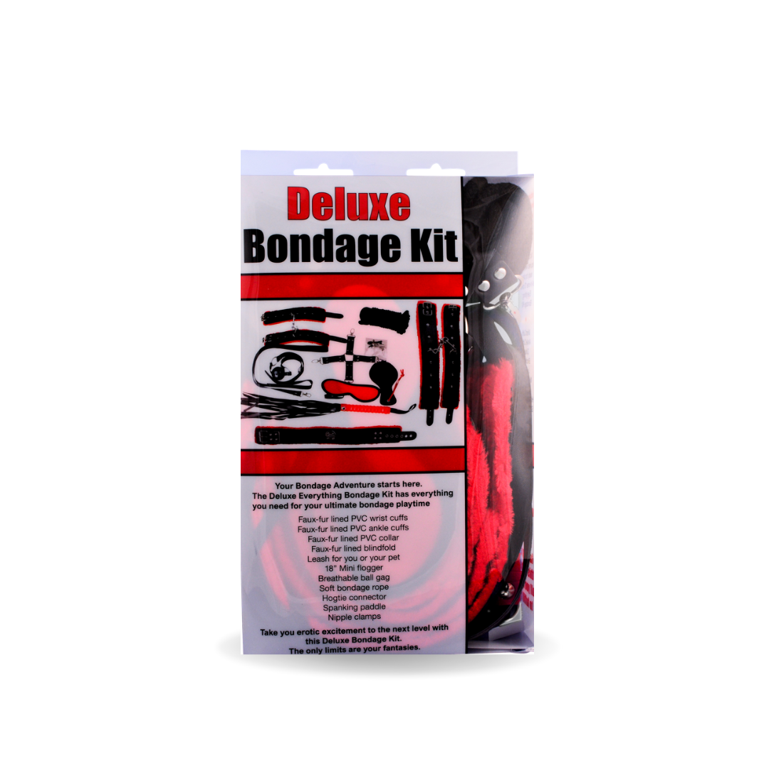 DELUXE BONDAGE KIT - RED