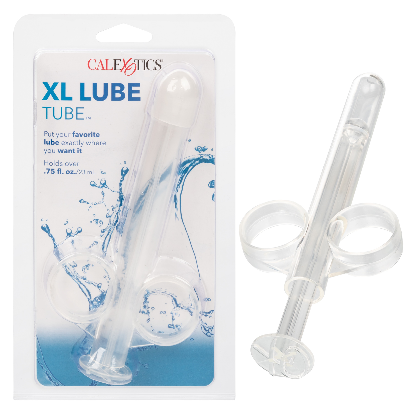 Calexotics XL Lube Tube Lubricant Dispensing Tube Clear