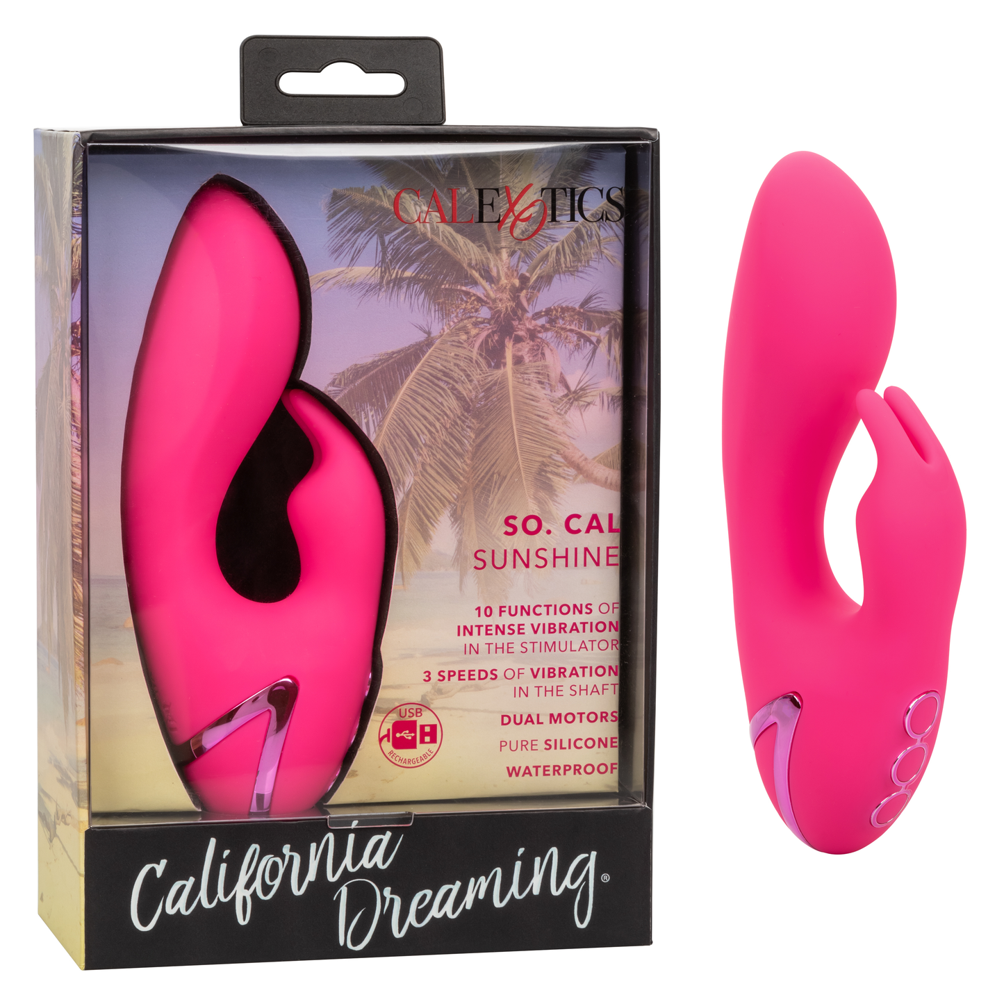 California Dreaming So. Cal Sunshine G Spot Rabbit Vibrator