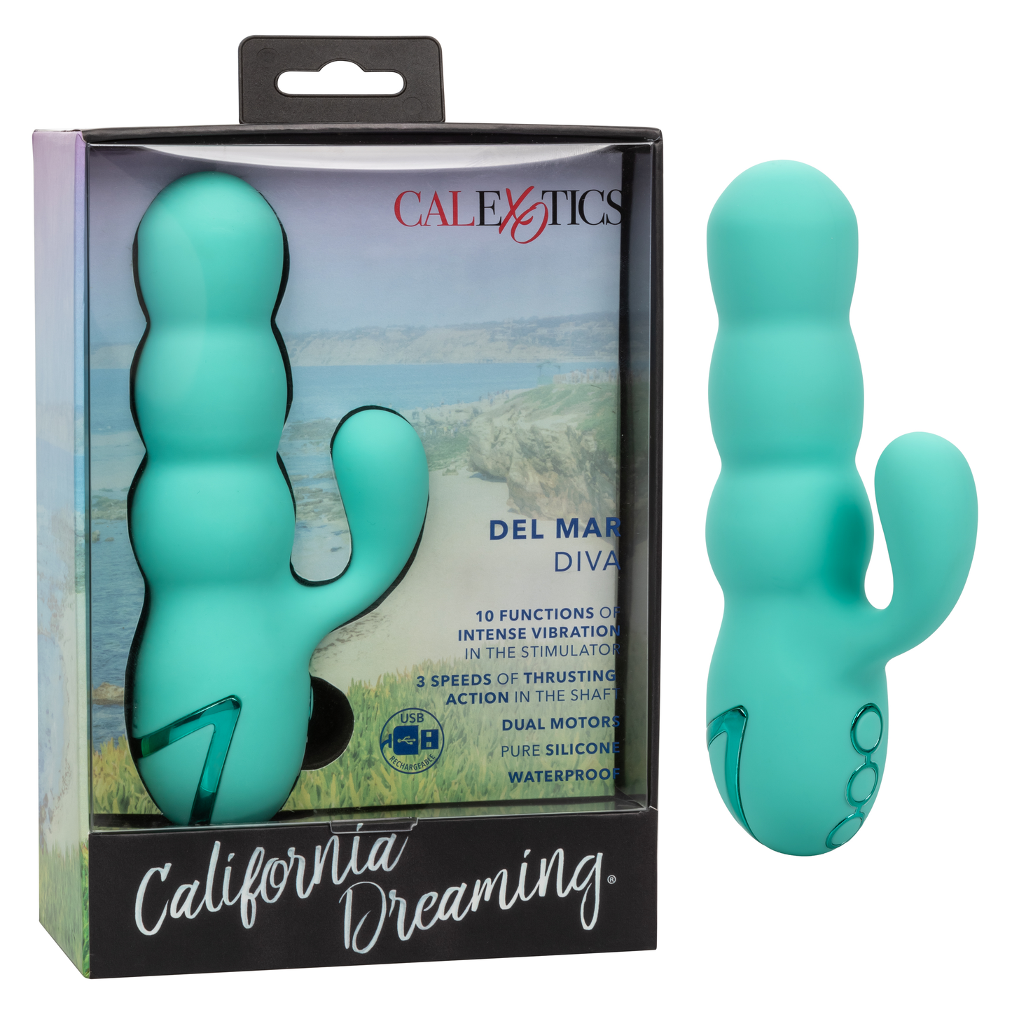 California Dreaming Del Mar Diva G Spot Rabbit Vibrator