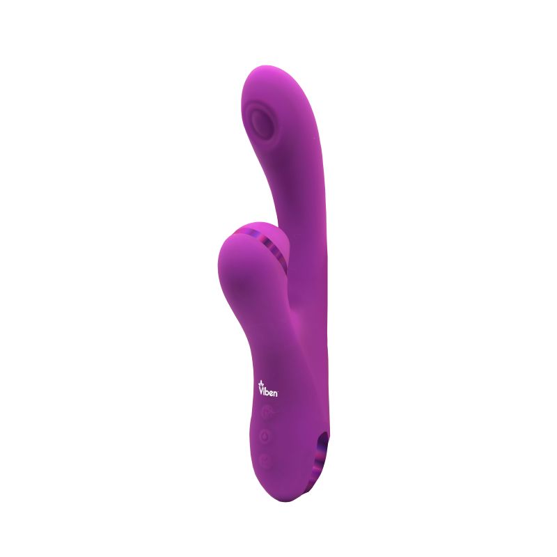 Viben Dazzle Thumping Rabbit Vibrator Clitoral Stimulator Air Pulse Sex Toy
