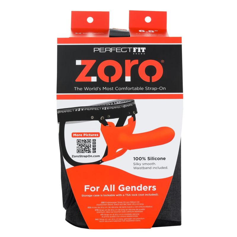 Perfect Fit Zoro Strap-On 6.5" Dildo Harness Couples Gender Neutral Sex Toy