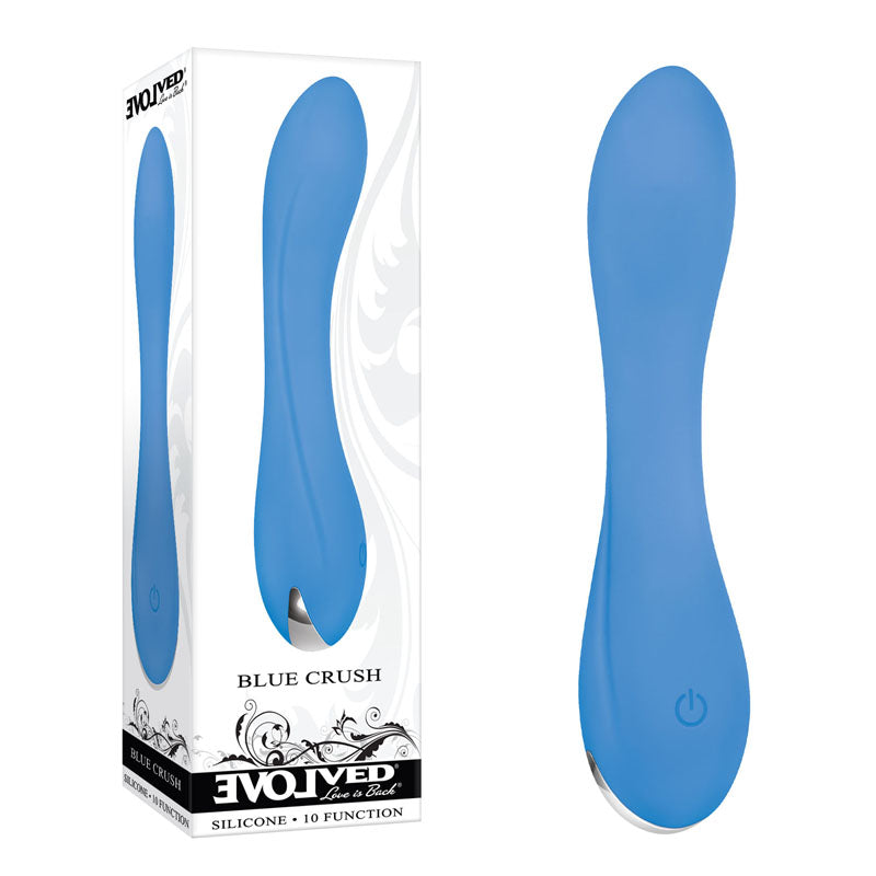 Evolved BLUE CRUSH G Spot Vibrator Flexible USB Rechargeable Sex Toy