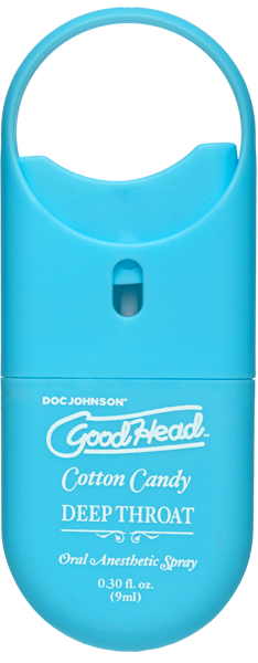 GoodHead Deep Throat Spray COTTON CANDY Flavoured Lubricant Oral Sex Numb Lube