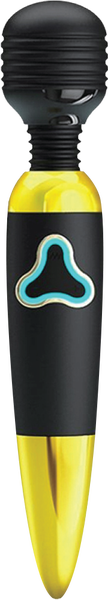 Rechargable Body Wand (Jewel) - Black & Gold