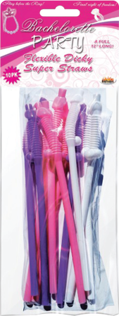 12" Dicky Straws (10 Pieces)
