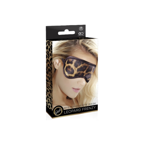 Leopard PU Leather Eye Mask