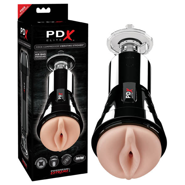 PDX Elite Cock Compressor Vibrating Stroker mojozau PDX Elite Cock Compressor Vibrating Stroker mojozau