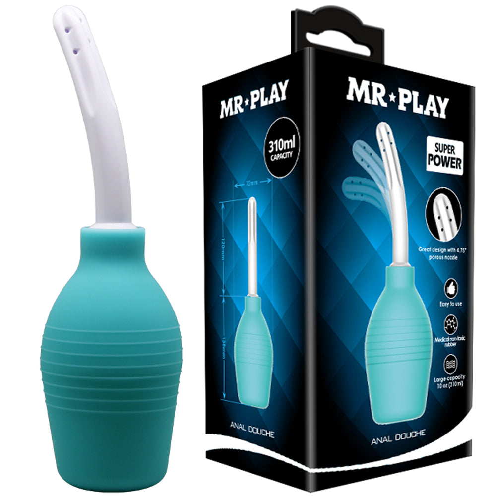 Mr Play Anal Douche Large 310ml Bulb Rectal Vaginal Cleaner Enema